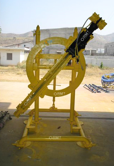 Long Hole Drilling Machine Side View