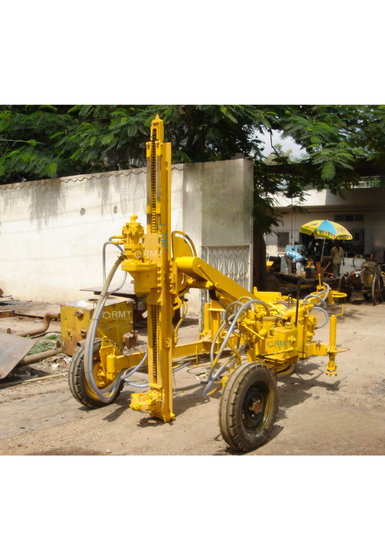 Long Hole Drilling Machine Side View